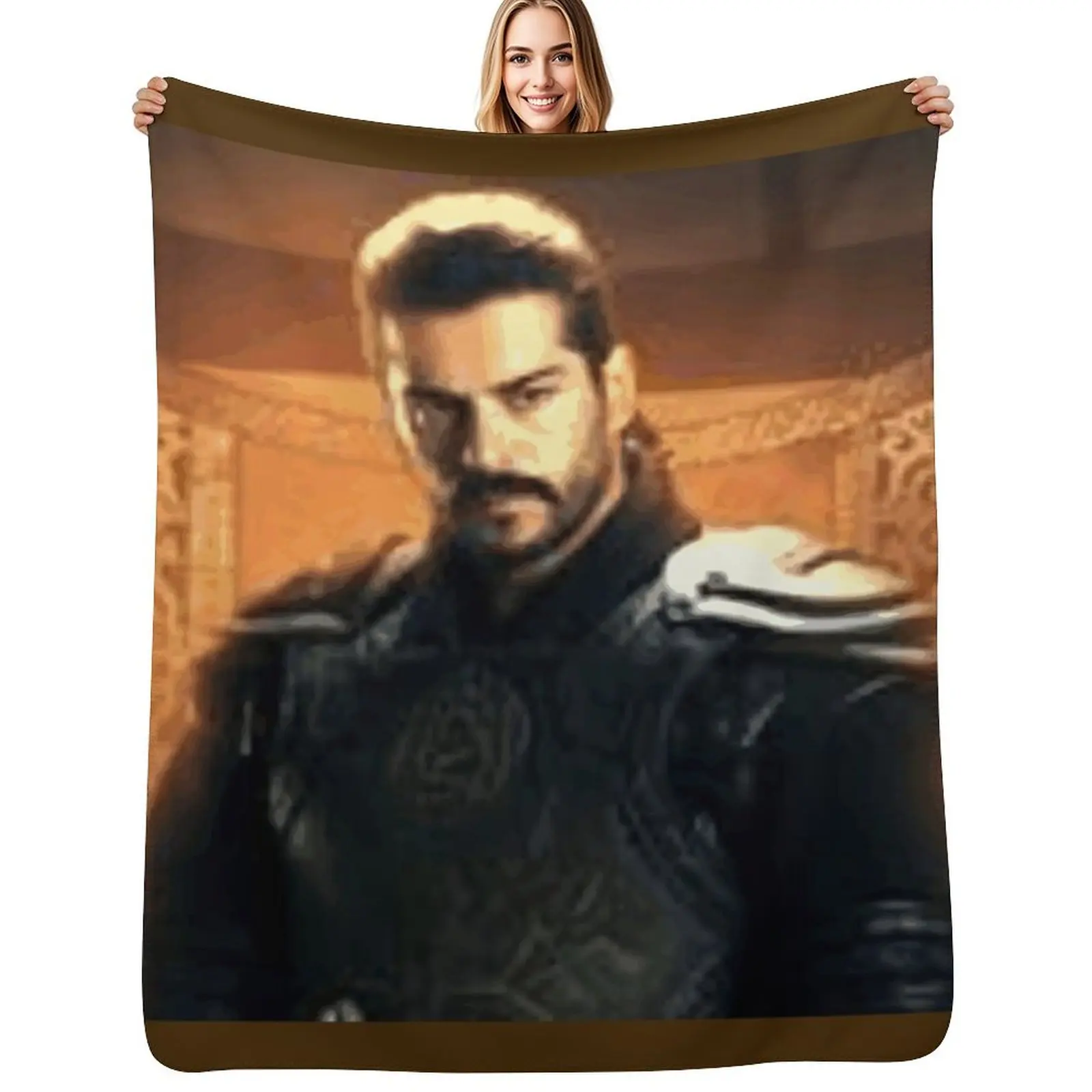 

OSMAN GAZI - Ottoman Empire Throw Blanket Vintage Soft Plaid Stuffeds Loose Blankets