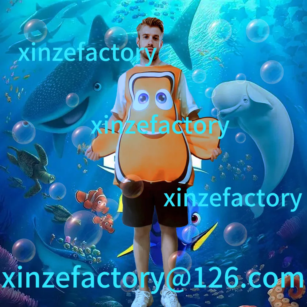 

Customization Halloween Finding Nemo Clownfish Animal Costume