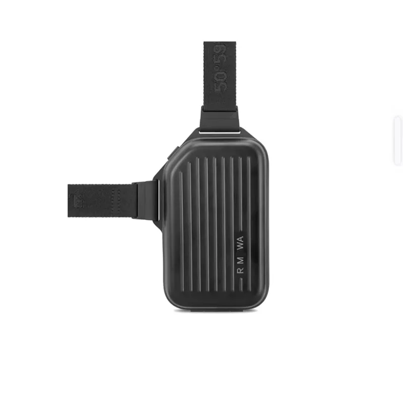 

Легкая роскошная сумка через плечо RMWA цвета шампанского на одно плечо, вертикальная, из алюминиево-магниевого сплава, серебристого и черного цвета