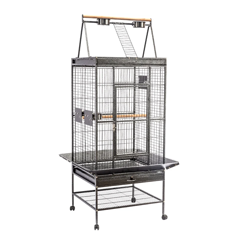 

Pet cage di large bird cage diamond sunflower crested monk amazon gray machine African gray parrot horizontal and vertical silk