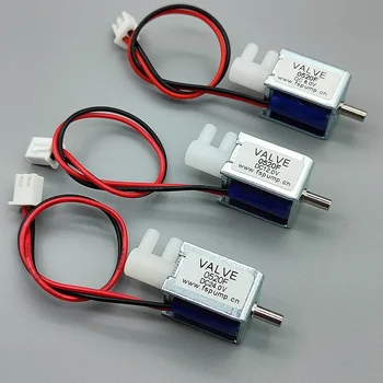 DC 6V 12V 24V 2-posição 3-way Pequeno Mini Elétrica Micro Válvula Solenóide Válvula de Controle de Fluxo De Gás De Ar Desanimado Válvula de Escape