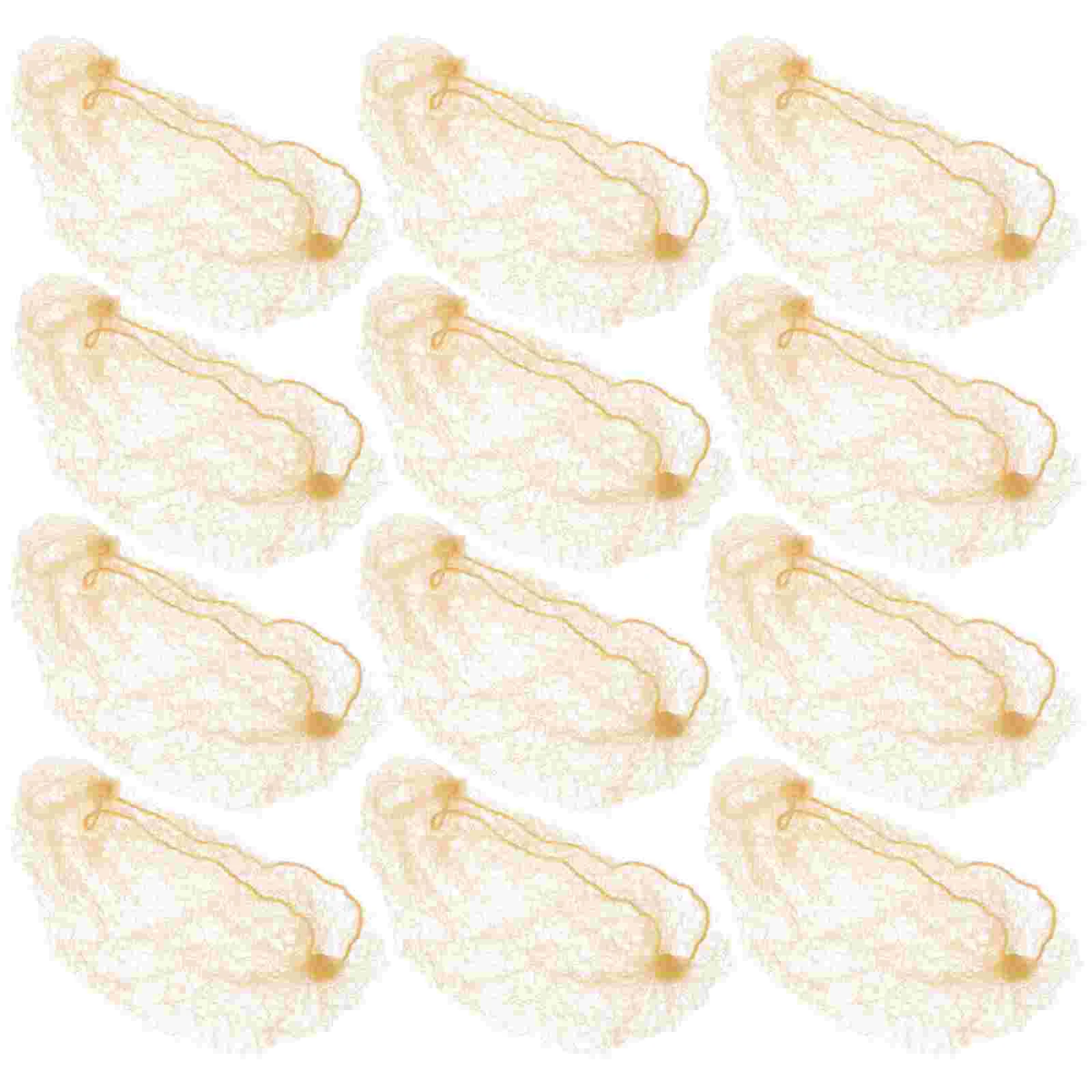 50 Pcs Hair Net Bun Cover for Hairnets Dance Buns Invisible Ballet up Accessories Women