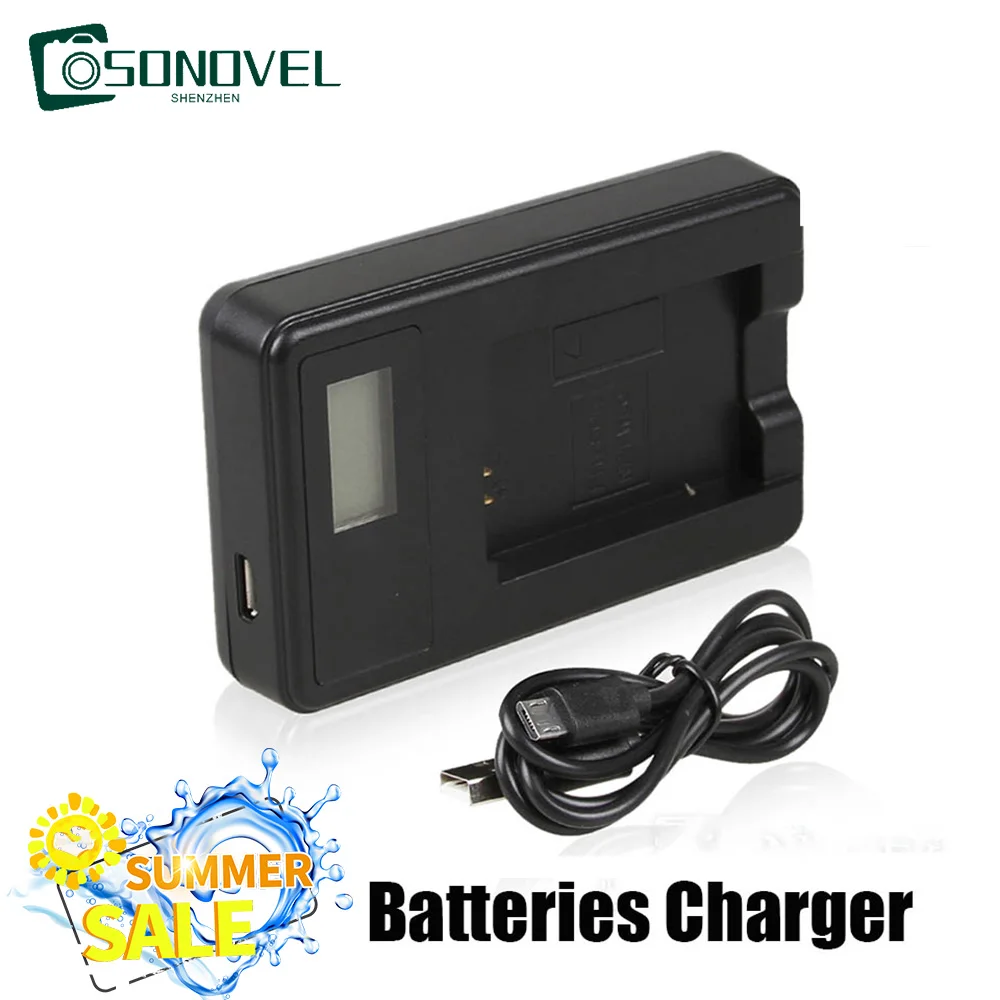 USB Cable LCD Battery Charger EN-EL12 ENEL12 Recharge For Nikon Coolpix S9700 S9500 S9400 S9300 S9100 S8200 S8100 S9900s A900