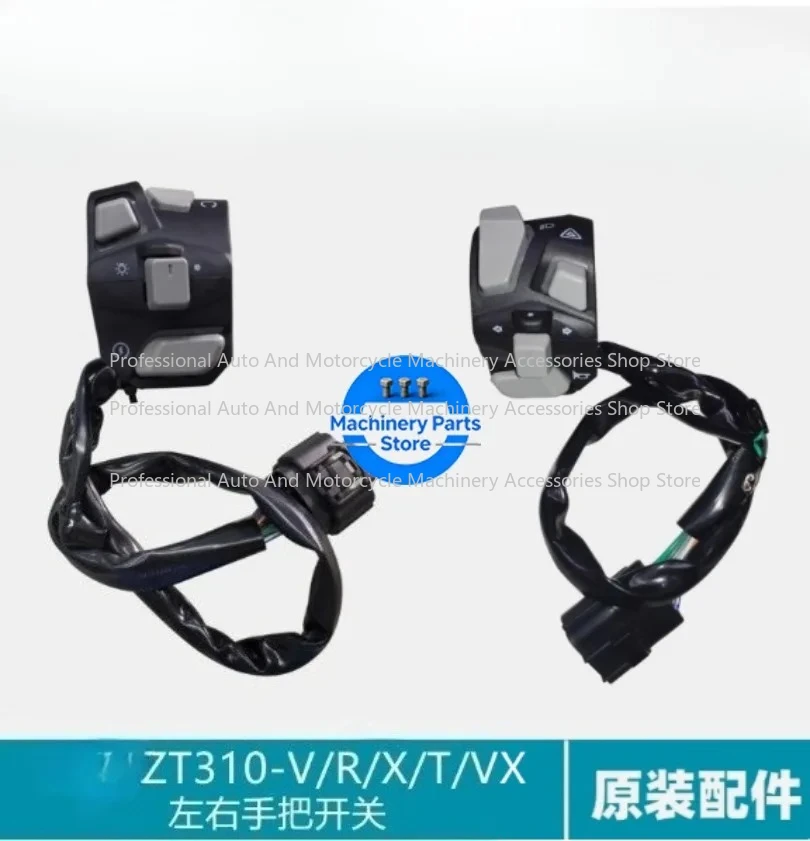 For Zontes 310x 310R 310T 310V Motorcycle Horn Ignition Double Flash Switch Left / Right Handlebar Switch