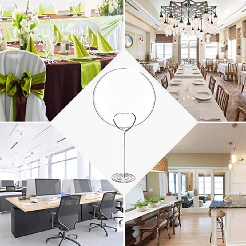 TTKK pemegang kartu 3.5 inci, Set 20 tempat kartu meja pemegang kartu pernikahan