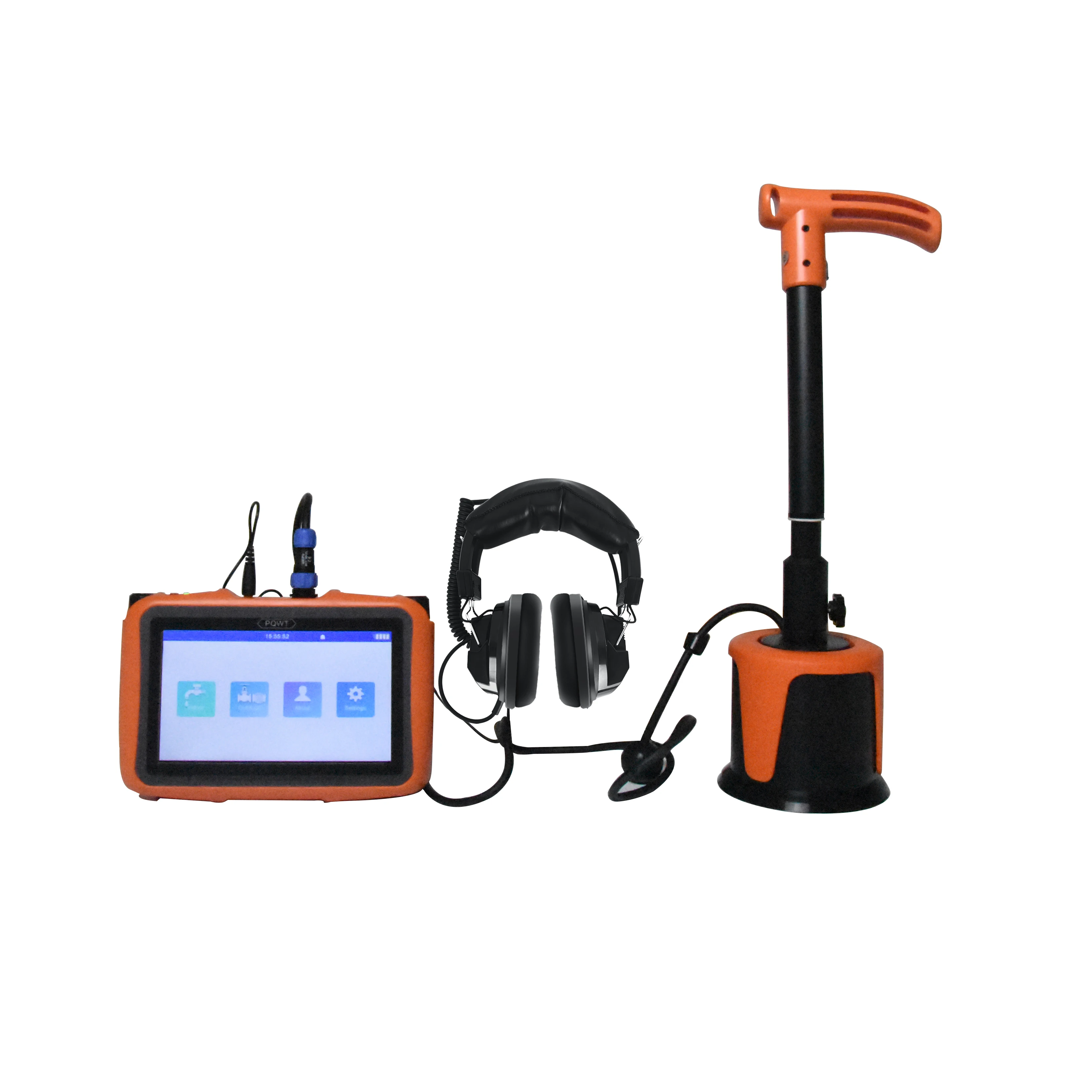 

PQWT L2000 Underground Pipeline Leakage Locator 5m Pipe Leak Listening Device Water Leak Detector