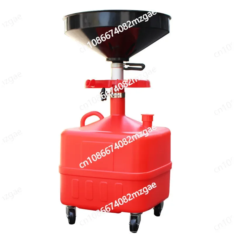 

34L Heavy-Duty Fluid Extractor - Gear Lubricant & Waste Recovery System with Industrial Pump & Collection Barrel