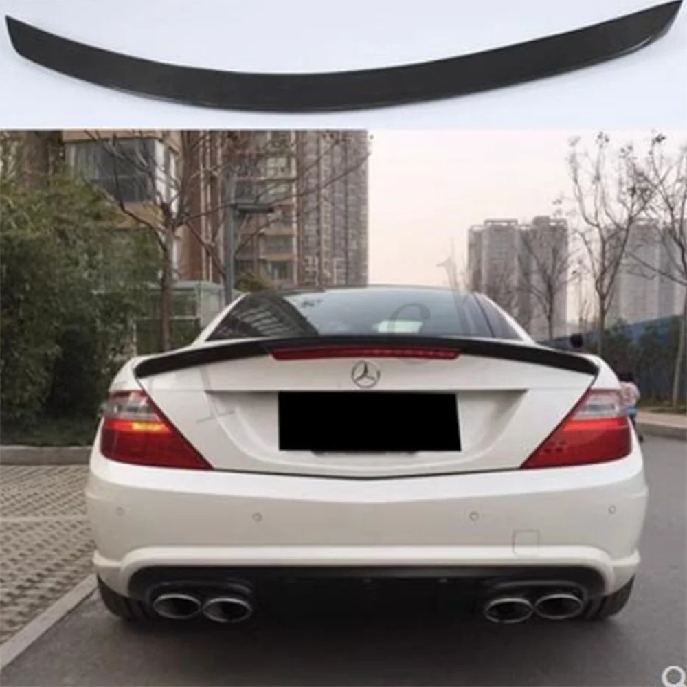 Carbon Fiber Spoiler Rear Car Wing Bumper For Mercedes SLK class R172 SLK250 SLK200 SLK350 SLK55 2012+