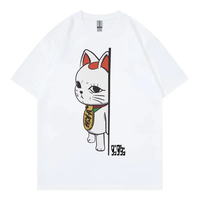 

Футболка с рисунком японского аниме Dandadan Turbo Granny Cat, модная футболка с героями мультфильмов, женские винтажные повседневные футболки, уличная одежда, топы 2026