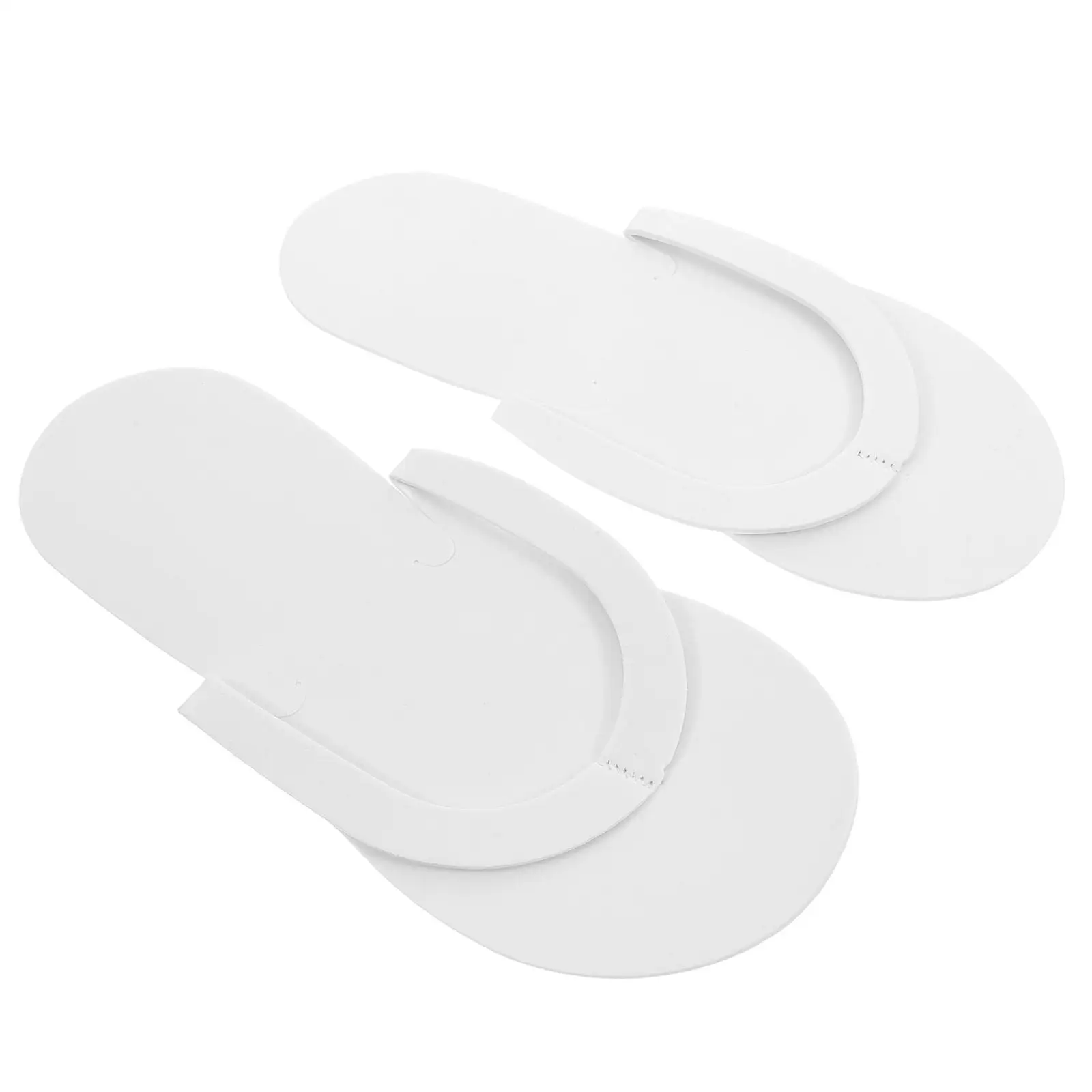 

12 Pairs Disposable Manicure Slippers EVA Foldable House Shoes Women Home Hotel Travel Bridesmaids Bedroom Ladies Indoor Bulk