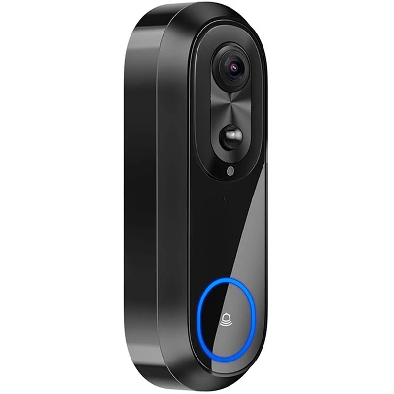 AS94-Video Doorbell 1080P Wifi 5G 2.4G Smart Intercom Camera IP65 Waterproof Ring Bell With 7000Mah Battery