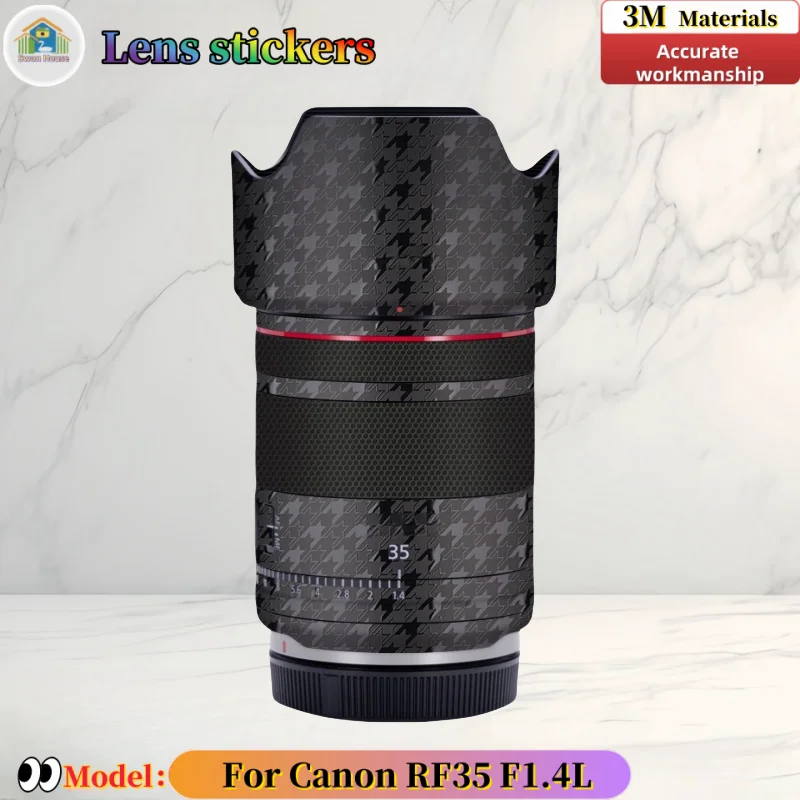 RF35F1.4 For Canon RF35F1.4L Camera lens sticker, DIY skin, Precision tailoring wear-resistant protective film