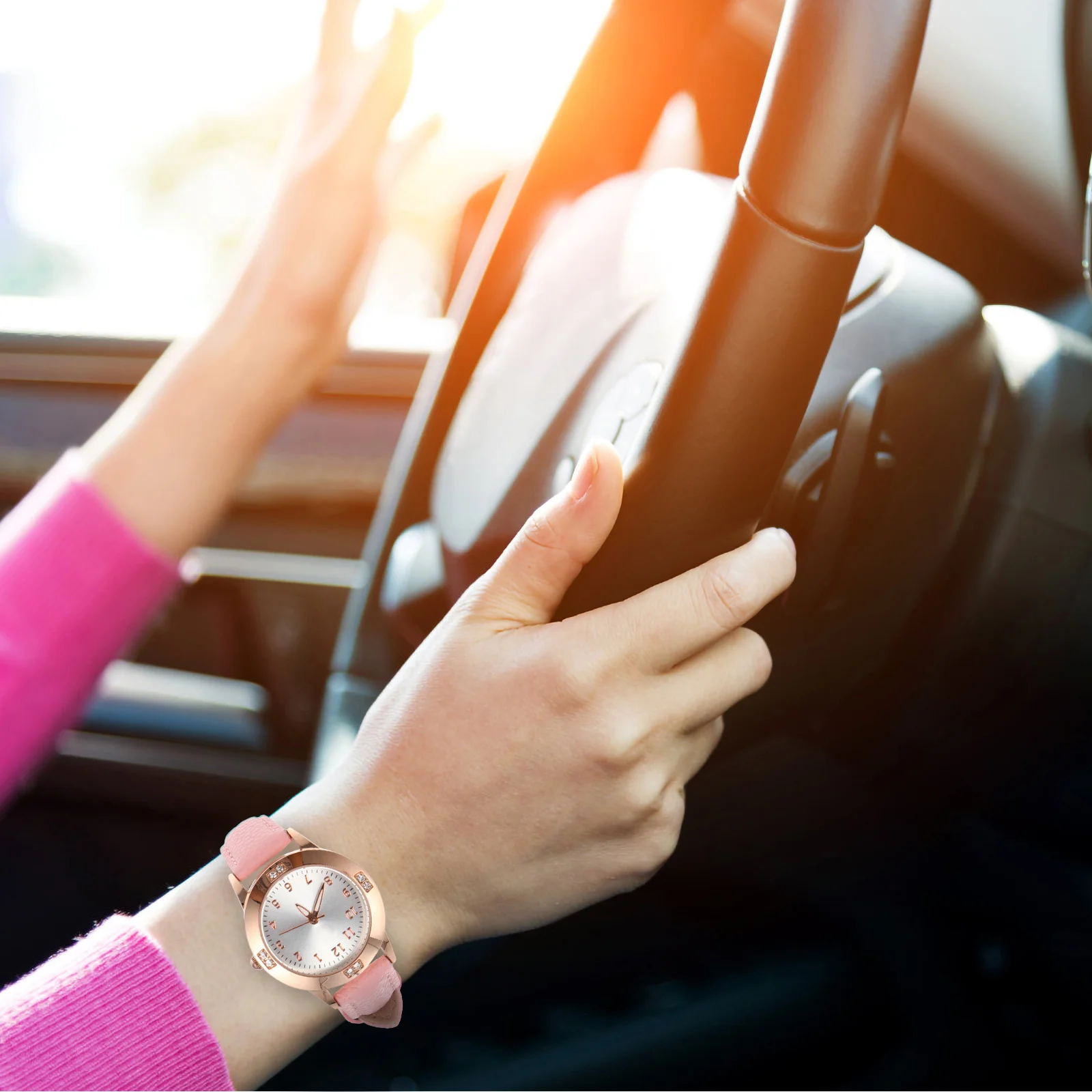 

Водонепроницаемые кварцевые часы с бриллиантами, элегантные простые женские наручные часы, стильные студенческие наручные часы, повседневная одежда для вечеринок