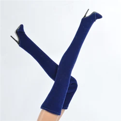 1/6 Scale BJD Doll Over Knee Suede High Heel Boots Model Toy Collection Display Static Decoration Accessories