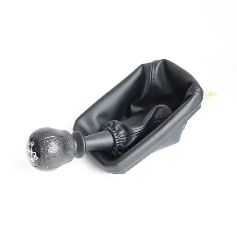 For Opel CORSA C Custom Automatic Car 5 Speed Leather Manual Gear Shift Knob with Boot Cover Lever Stick