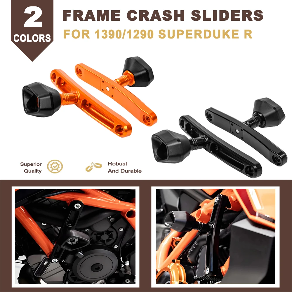 New Motorcycle CNC Frame Sliders Crash Protector For 1390 SUPERDUKE R 1290 Super Duke R 2020-2024 Frame Falling Protection Kit