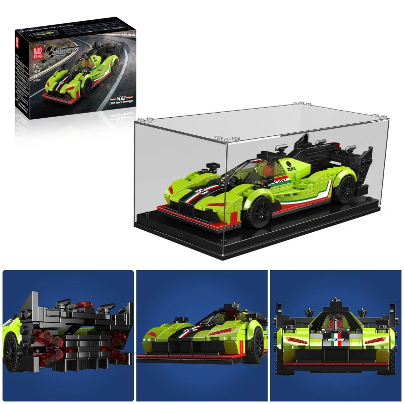 

Sports Racing Car Building Blocks Set Speed Champion Series DIY Model Kits Educational STEM Toys for Boys Kids Adult Collectors