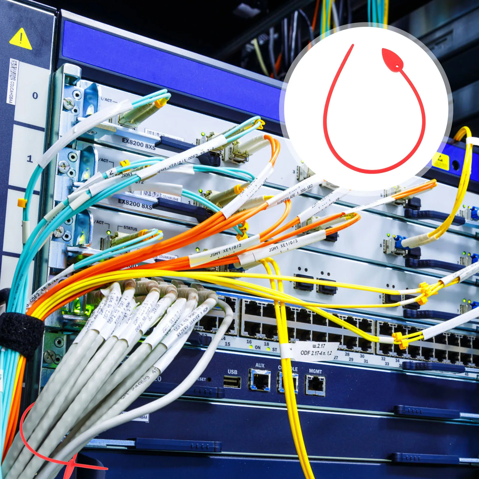 

10 Pcs Self-Locking Tie Wraps Leaf Type Cable Ties Holder Cord Straps Silica Gel