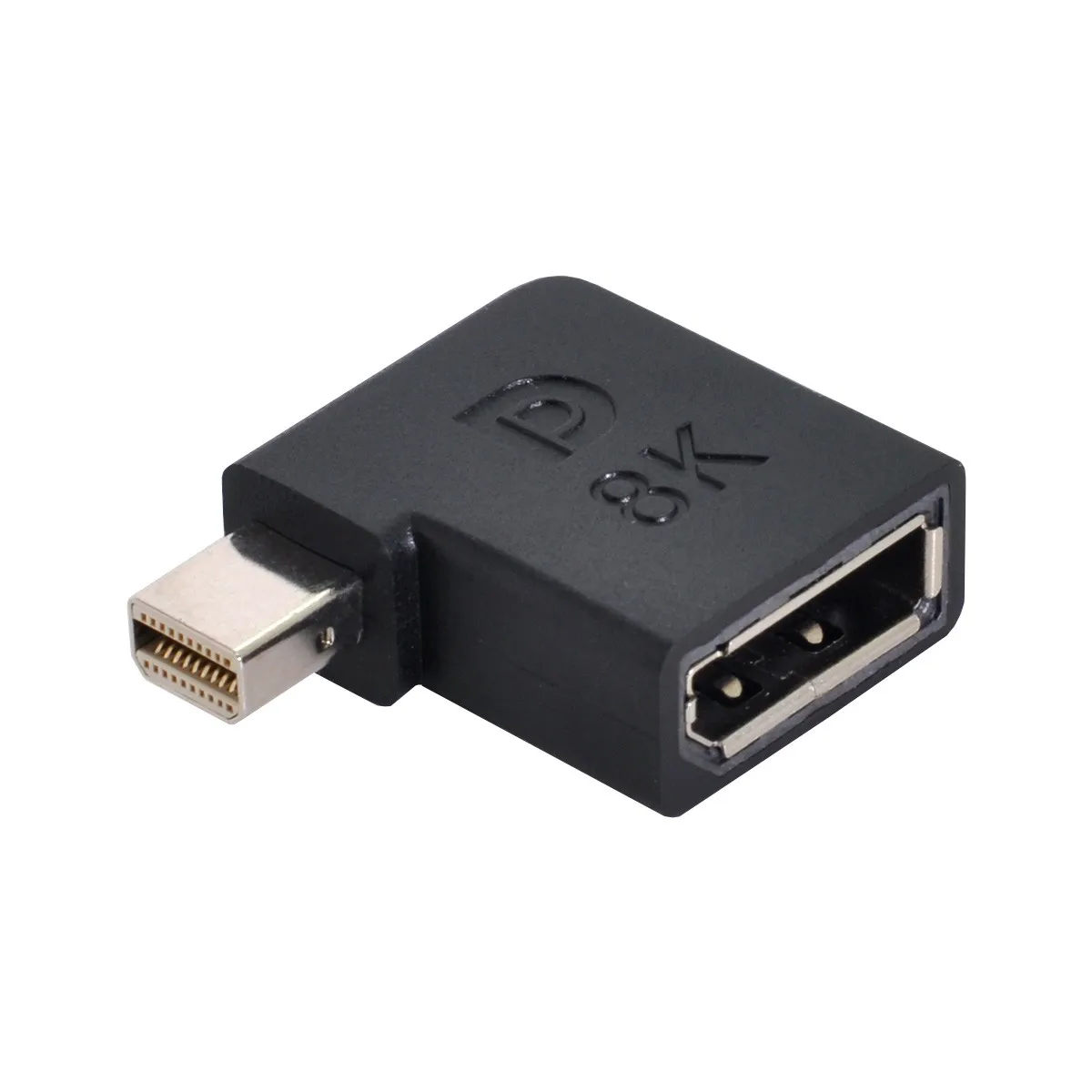 Cablecc-adaptador DisplayPort 1,4 macho a Mini DP hembra, ultra-hd, UHD, 4K, 144hz, 7680x4320, 8K, 60hz, para vídeo, PC, Monitor de ordenador portátil