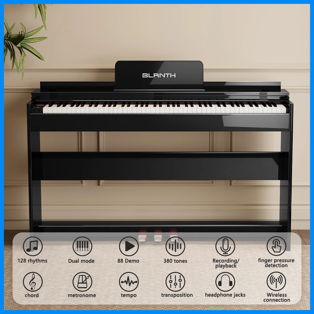 88-klawiszowe pianino cyfrowe – Digital Piano 88 Key Weighted recenzja i cena