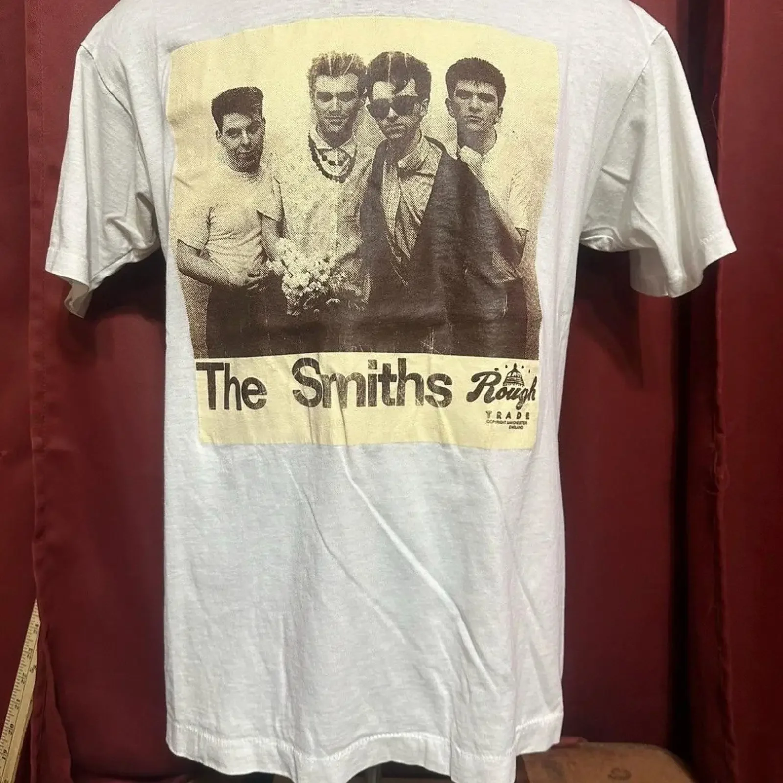 Vintage The Smiths T Shirt 80 s Rough Trade Records Band Grail Morrisey vintage Washed Comfortable designer clothes Versatile