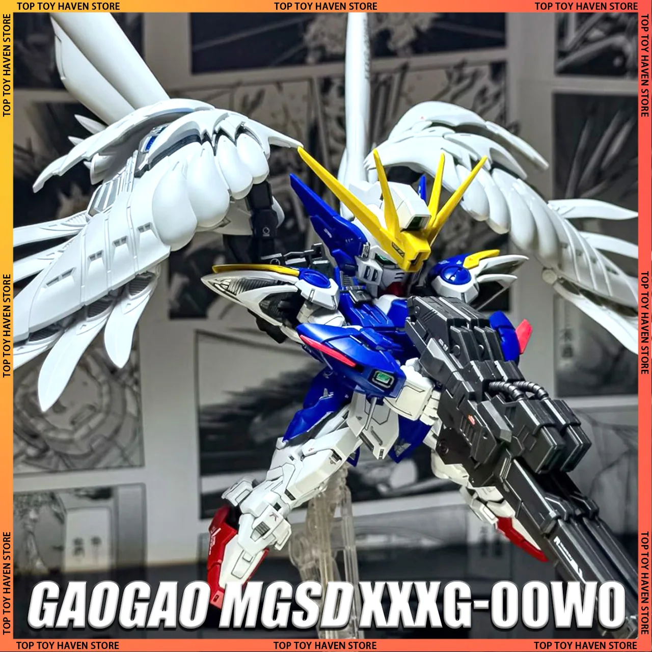 

GAOGAO MGSD XXXG-00W0 Wing Zero EW сборная модель комплект фигурка робота фигурка пластиковая модель коллекция игрушка для хобби