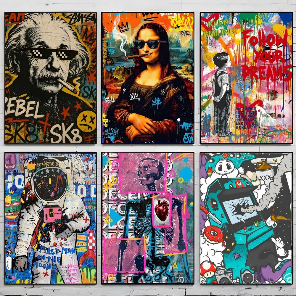 Street Art Graffiti Style Poster Premium Decor Art & Gift for Household Lounge Home Ornaments