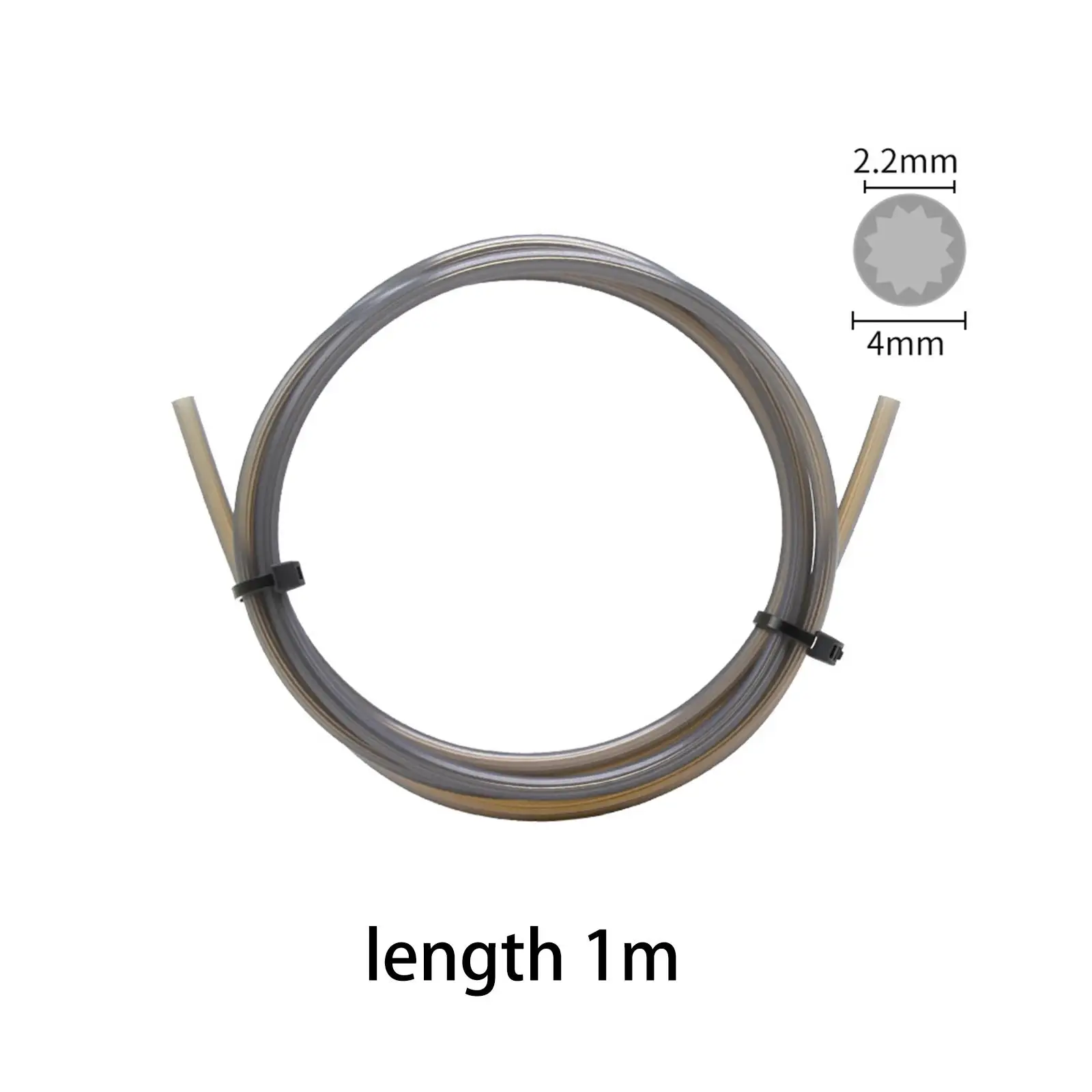 

3D Printer PTFE Tube Filament Supplies Star Shaped Sturdy 3D Printer Accessories Replacement