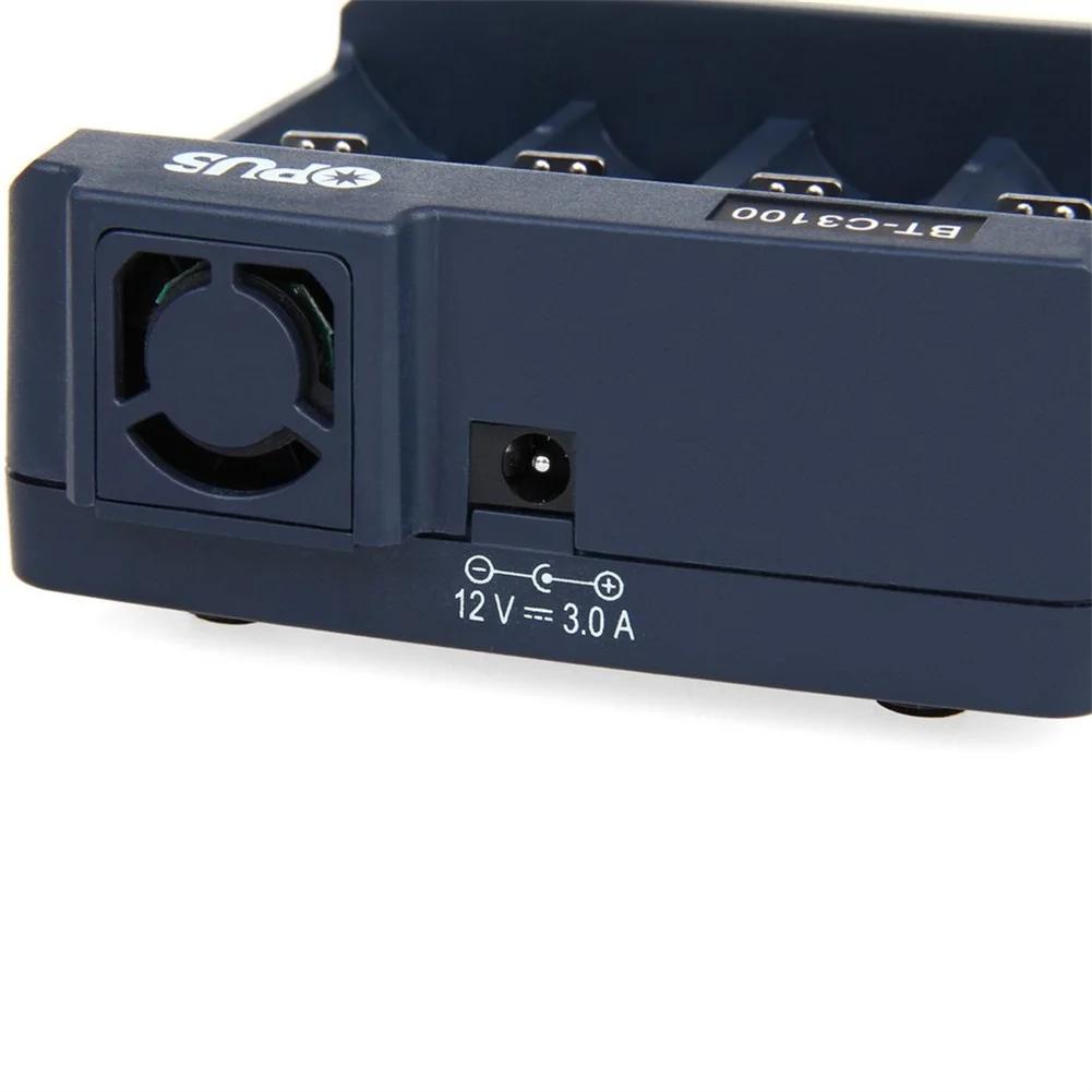 شاحن LCD ذكي لبطاريات الليثيوم أيون القابلة لإعادة الشحن ، محول عالمي ، 4 فتحات ، NiCd ، NiMH ، AA ، AAA ، 10440 ، 18650 ، BT-C3100 ، V2.2