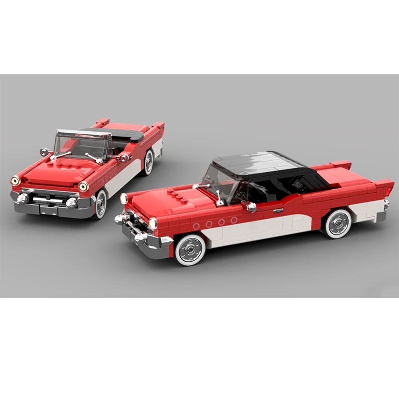 

Модель автомобиля из строительного блока 387 деталей City Speed Champion 1963, трансформируемая классическая гоночная игрушка Hardtop, рождественский подарок для мальчиков