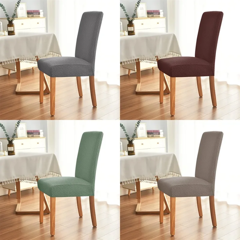 주방 연회용 신축성 올인클루시브 의자 슬립 커버, 탈착식 세탁 가능 시트 보호대 케이스, 1 개