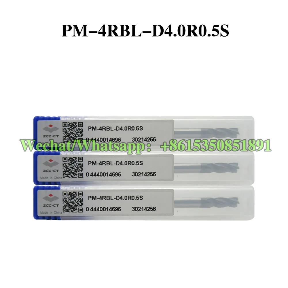 

ZCC CT PM-4RBL-D4.0R0.5S KMG4032 solid carbide end mills