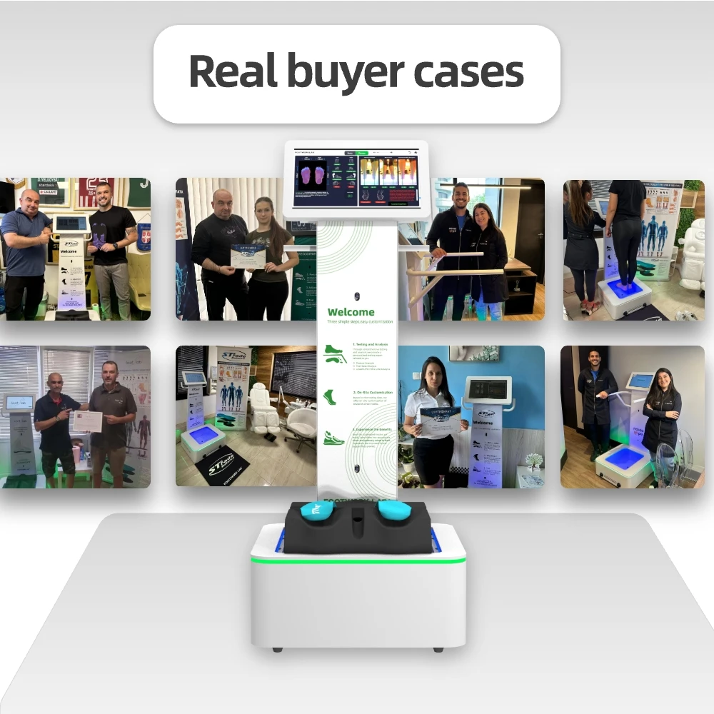 Popolare nel 2024 Scanner per piedi 3D AI di alta qualità per la clinica del piede Sottopiede Personalizzazione Macchina Scanner per piedi Solette ortopediche Scanner