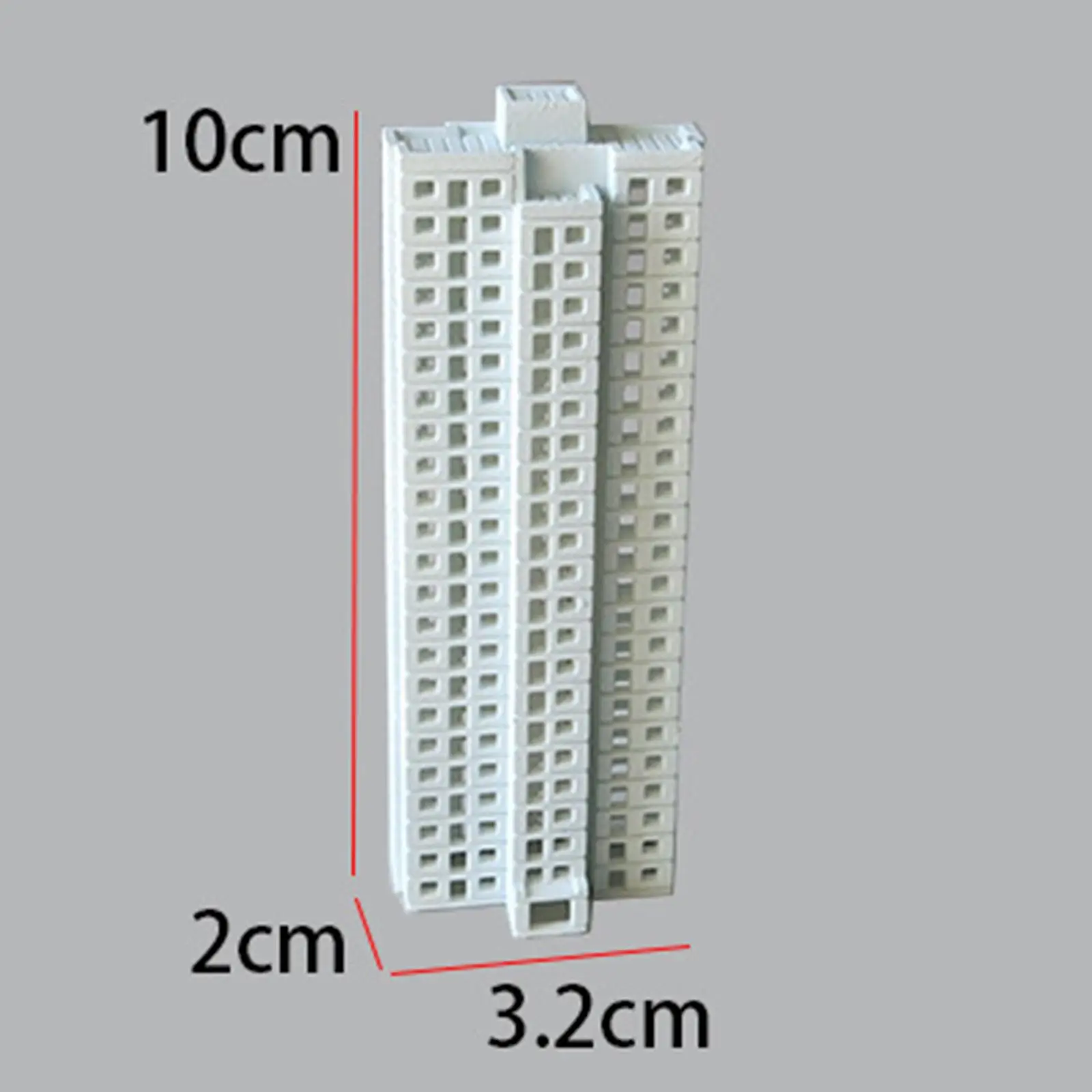 Rekwizyty architektury kolejowej do układów modeli pociągów w skali 1/500