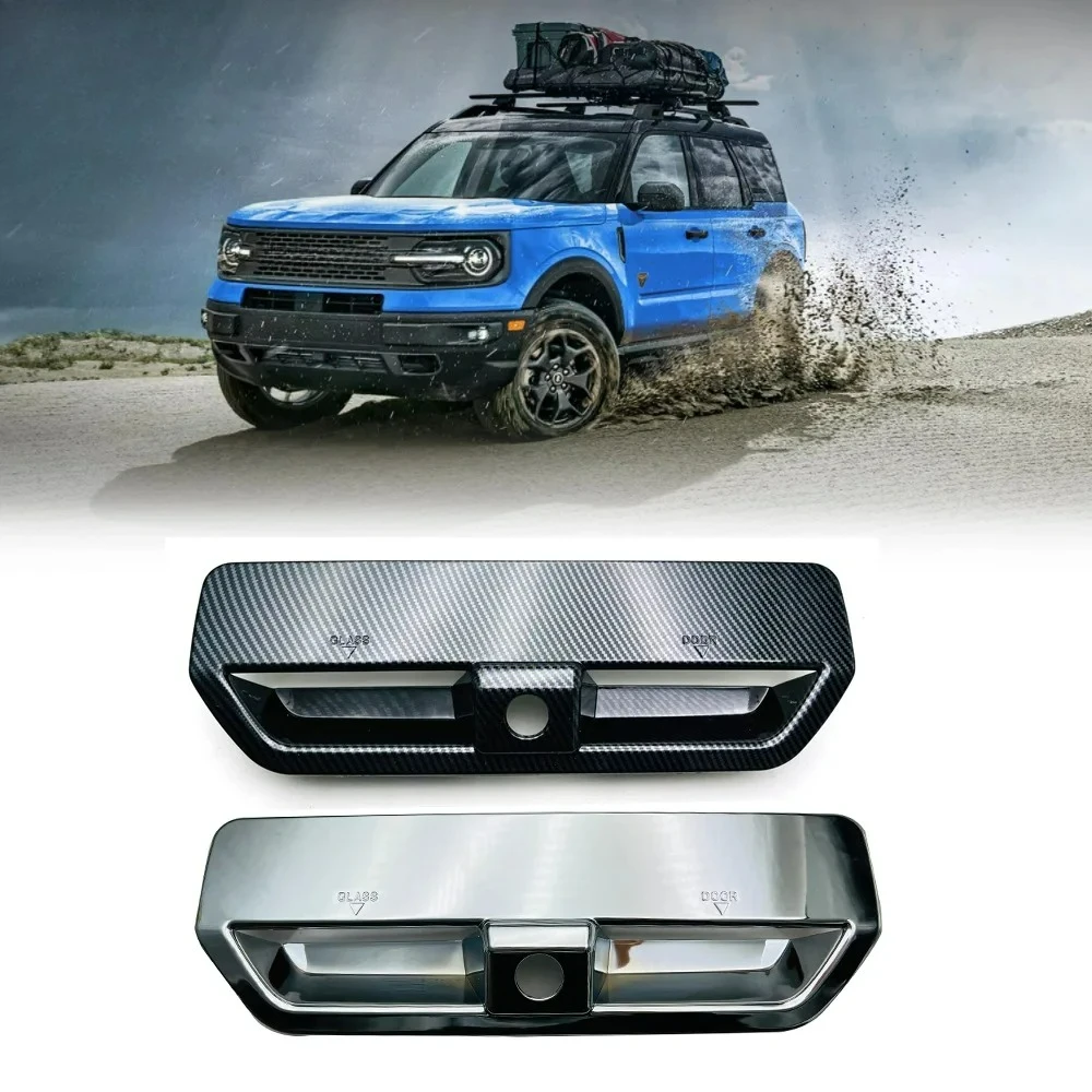 

Car Rear Tail Door Handle Shell Decoration Cover fit for Ford Bronco Sport 2021 2022 2023 2024 Up Exterior Accessories