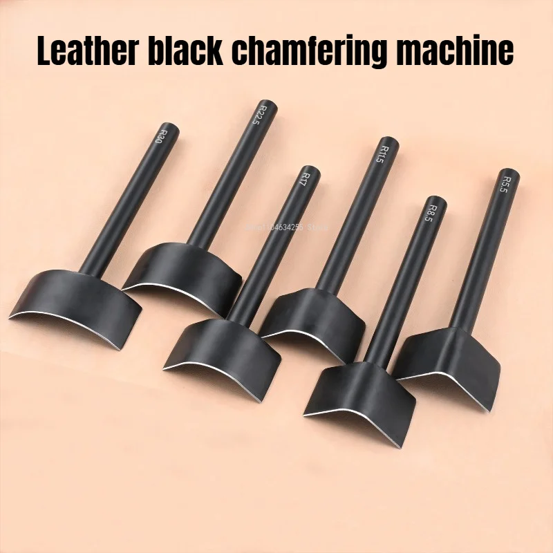 Circular Leather Black Chamfering Machine Handmade Rounded Corner Punch Handmade Tool Trimming Leather Edge Corners Cutting Tool