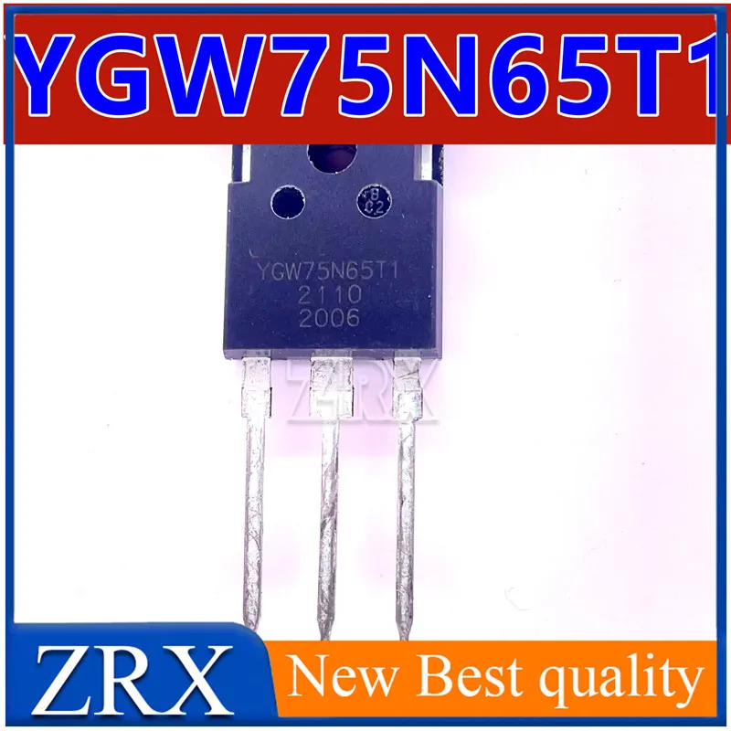 5 قطعة/الوحدة YGW75N65T1 العلامة التجارية الجديدة الأصلي TO-247 75A 650 فولت آلة لحام العاكس تستخدم عادة IGBT أنبوب
