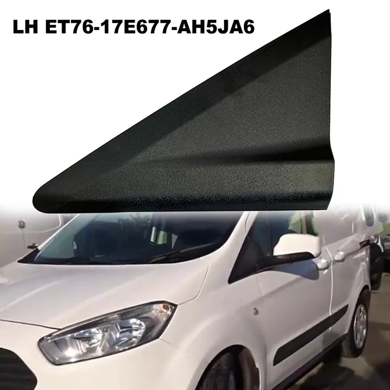 กระจกรถแผ่นสามเหลี่ยมด้านหน้ากระจกมองหลัง A-Pillar แผ่นสามเหลี่ยม Trim สําหรับ Transit