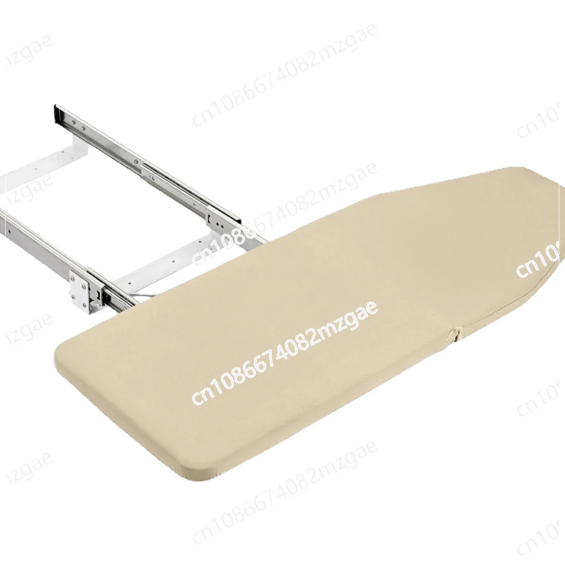 

Cloakroom Rotating Ironing Board Hidden Vertical Design - Push-Pull Folding Pad with Telescopic Damping