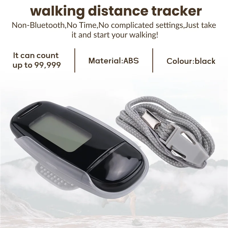 

HGSW-Simple Step Counter,Walking 3D Pedometer With Rechargeable Battery,Accurate Fitness Tracker,Digital Pedometer
