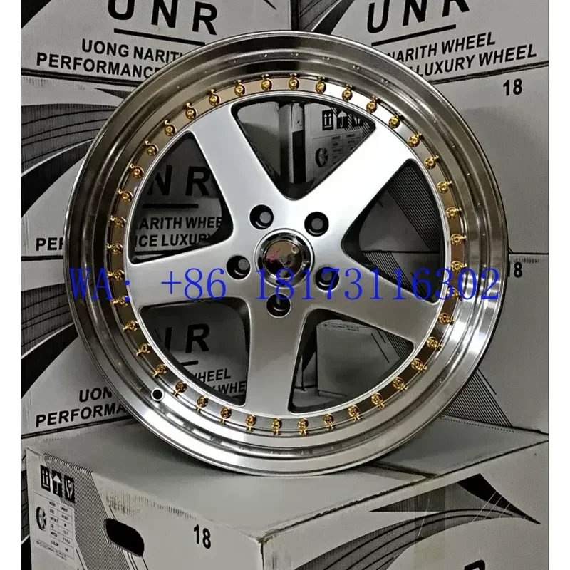 Hot Chrome 19-inch aluminum alloy low lying pneumatic large throwing edge modified wheel hub is suitable for crown Civic view 3