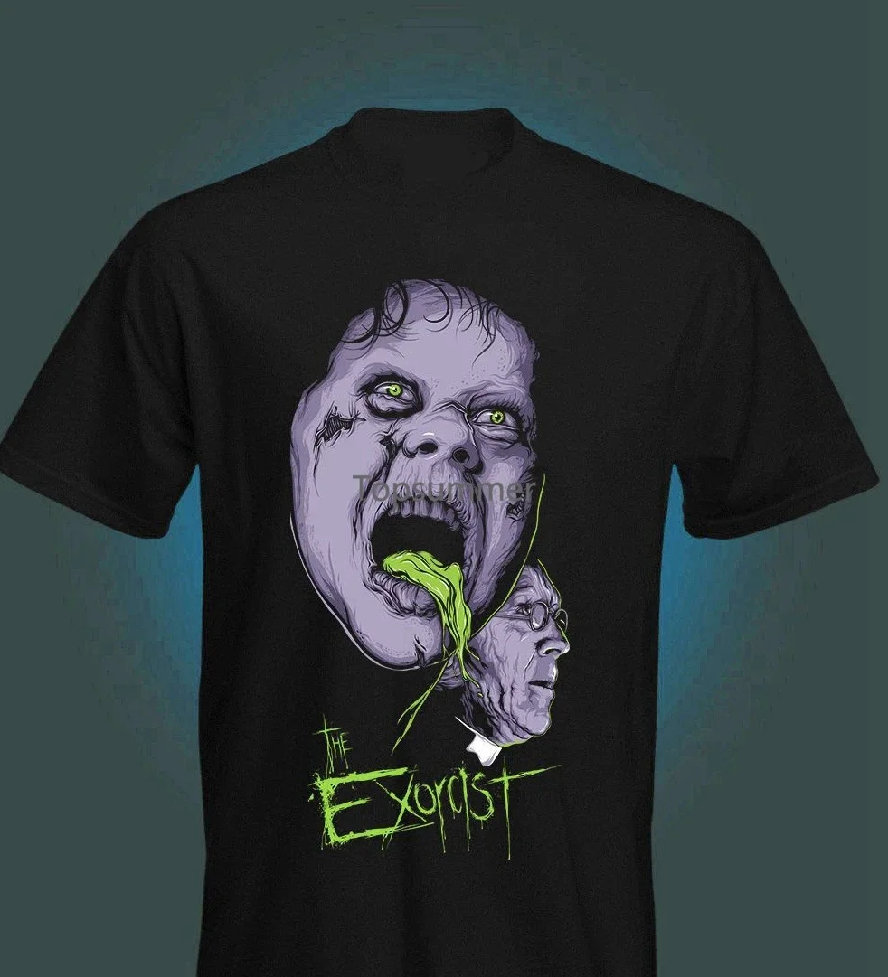 Tshirt O-Neck Summer Personality Fashion Men T-Shirts The Exorcist T-Shirt New!