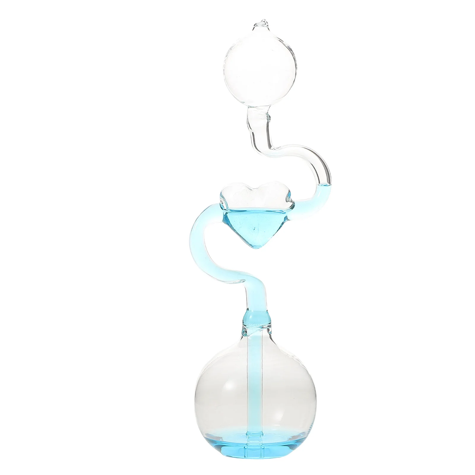 

Liquid Timer Sensory Decoration Heart Shaped Glass Hourglass For Home Office Desk Temperature Sensitive Sand Timer Novelty Art