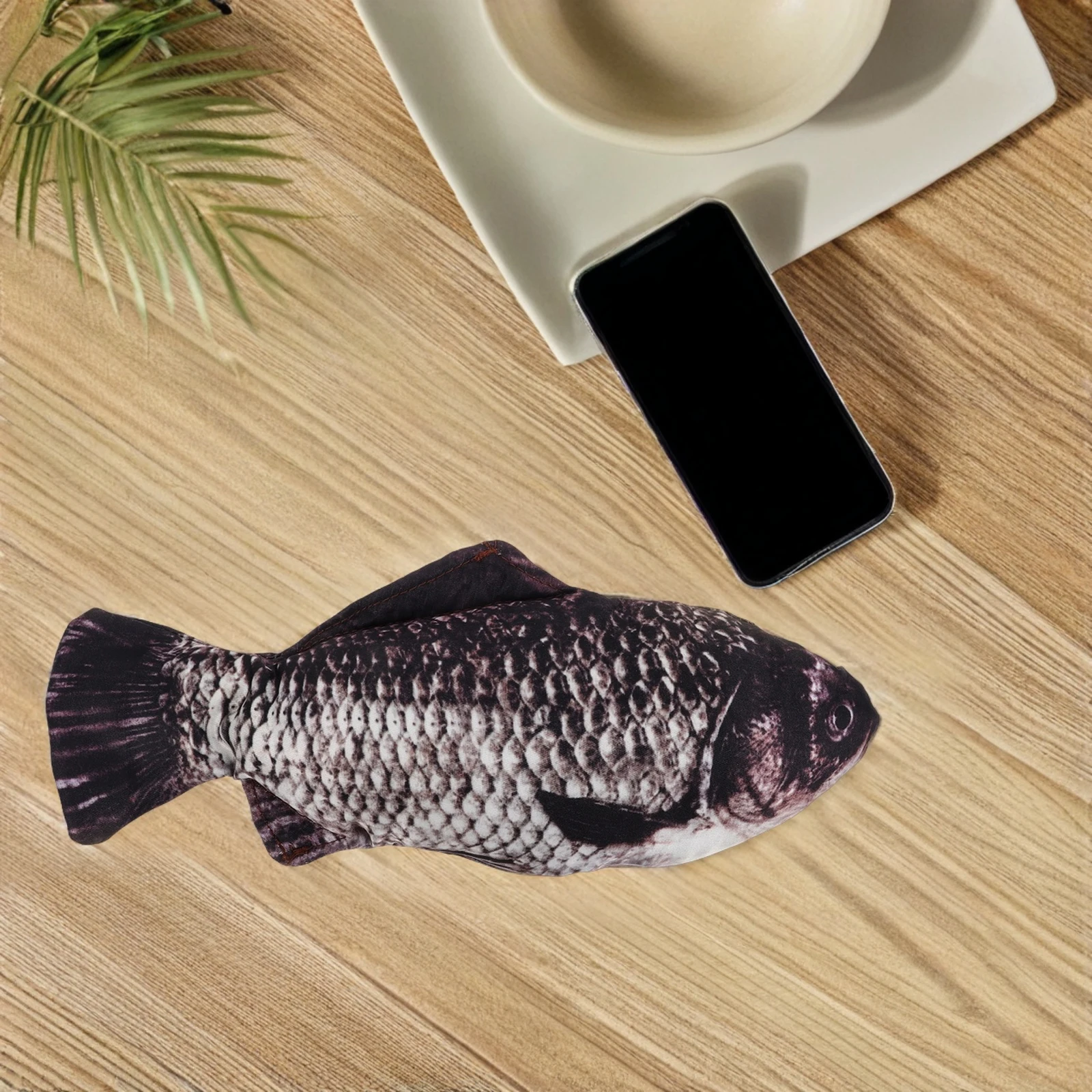 

Simulated Fish Pen Bag Pencil Case Pouch Shaped Polyester Holder Coin Purse Organizer Child Emulation