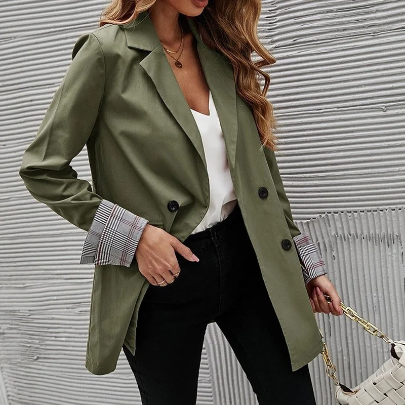 Frühling Herbst Frauen Blazer Slim Fit Mantel koreanische Mode Anzug Jacke Büro Frauen versand kostenfrei Anzug Tops Designer New Y2K