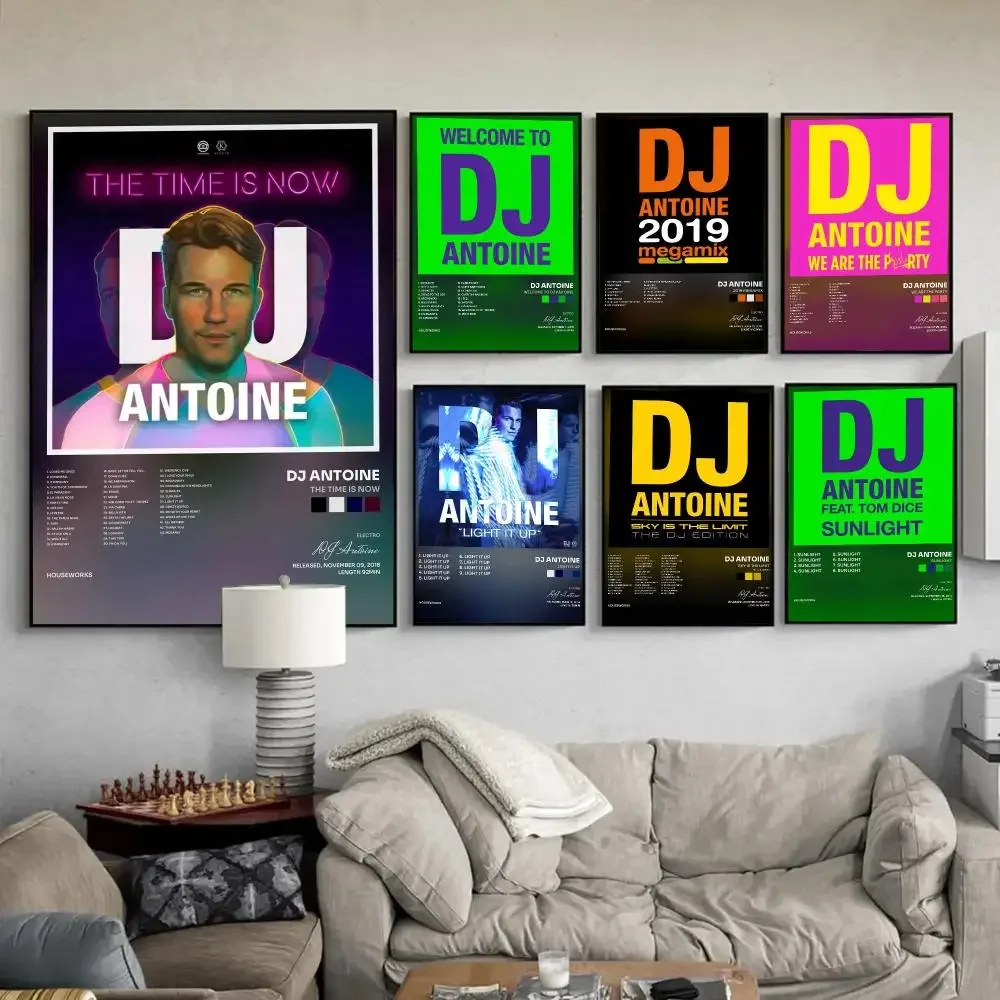 Singer D-DJ Antoine Poster Wall Art Poster Print Decorative Picture for Living Room Bedroom Home Decor