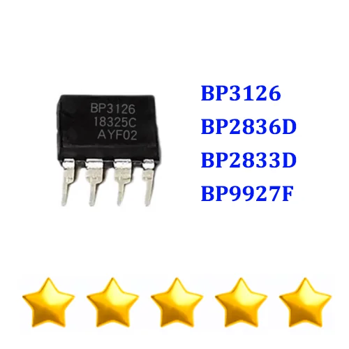 10/PCS New Original BP3126 BP2836D BP2833D BP9927F DIP8 LED constant current driver chip In Stock