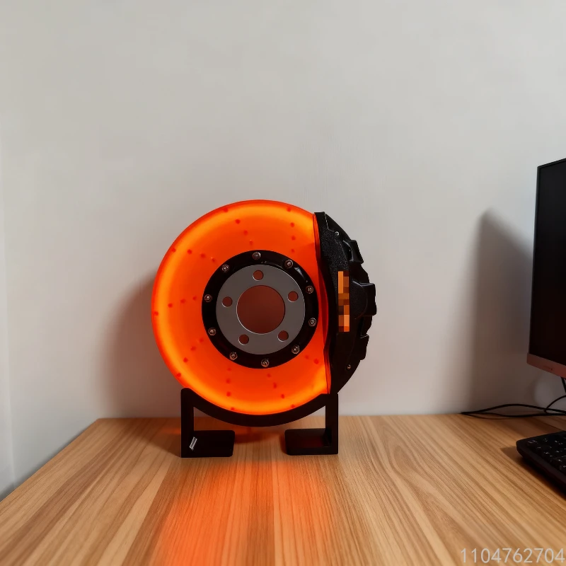 

Creative Gift For AMG , Brembo Brake Disc Caliper Plastic Model LED Atmosphere Night Light - Desktop & Wall Mounted