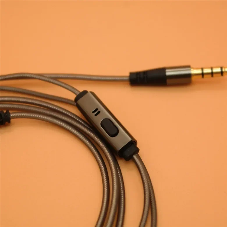 diy earphone wire with mic for SE215/425/535/846/UE900