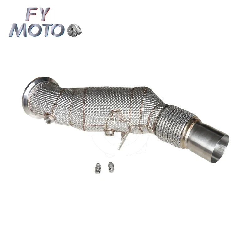 Catted Downpipe for B48 F32 F33 F36 420i 430i 430ix 2.0T 2017+ with heat shield